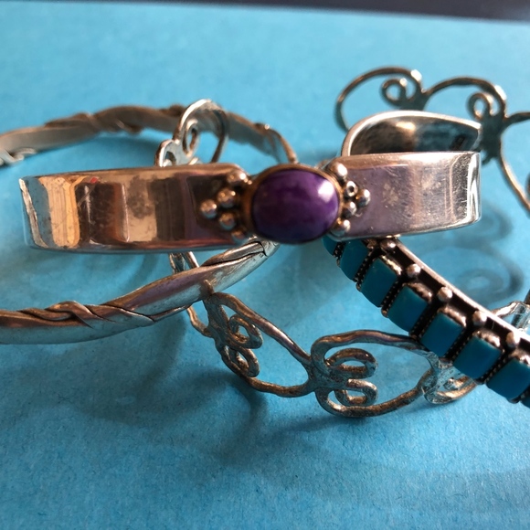 925 silver artisan bracelet by Geraldine Yazzie - Picture 2 of 8